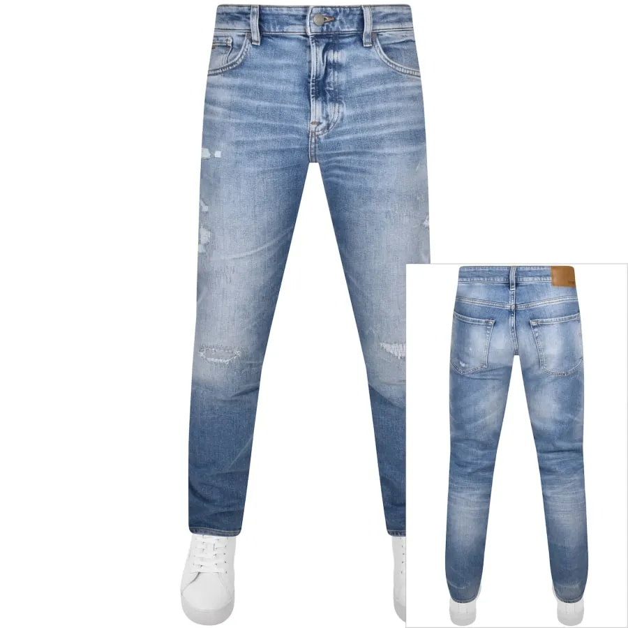 BOSS Re Maine Regular Fit Denim Blue