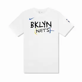 Brooklyn Nets City Edition T-Shirt - White