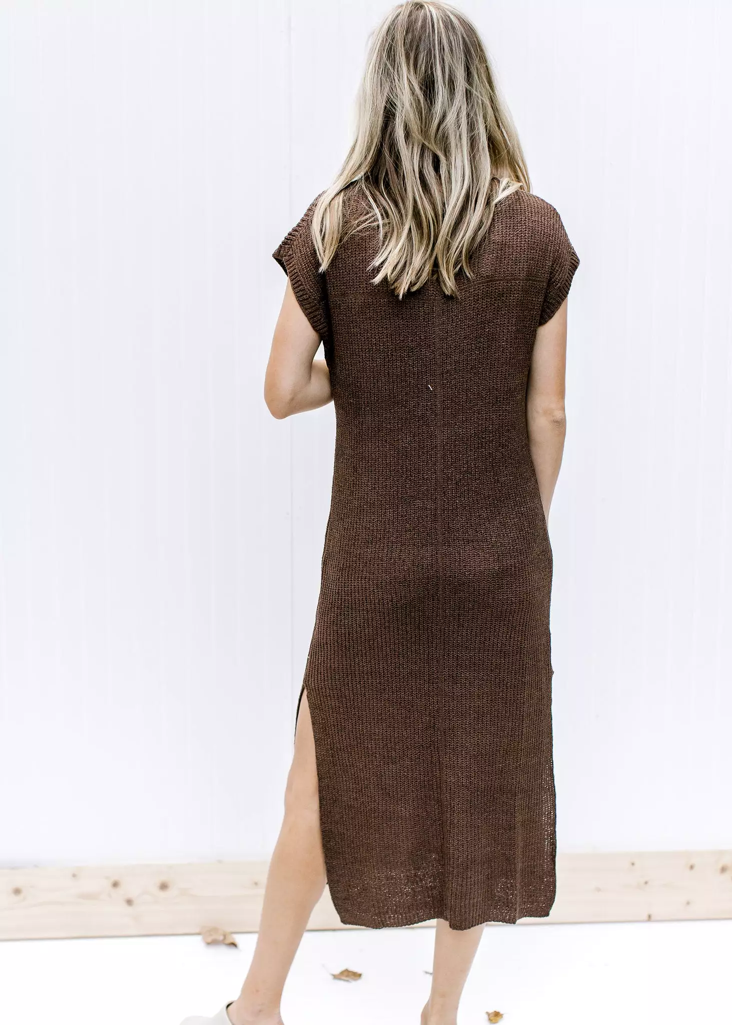 Brown Sweater Dress