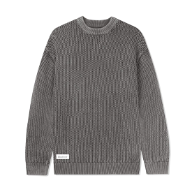 Butter Goods Knitted Sweater - Washed Brown