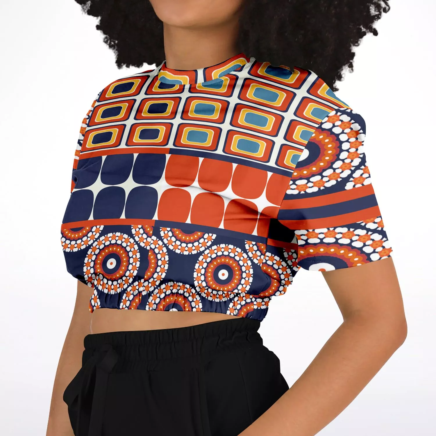 Cadeau Short Sleeve Crop Sweater