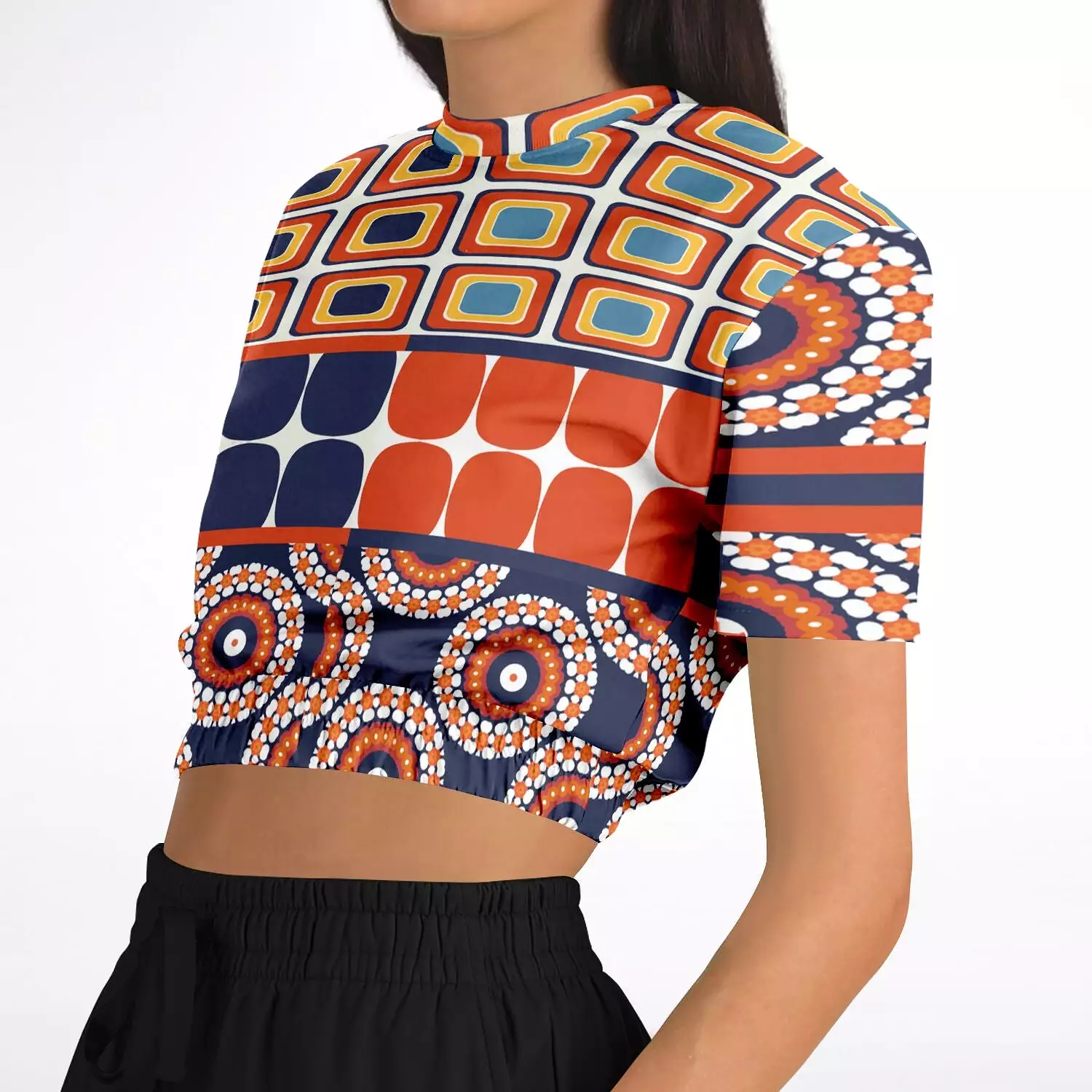 Cadeau Short Sleeve Crop Sweater