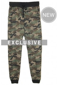 Camo Fleece Jogger Pant by Royal Apparel - Made in USA - 3070CMO