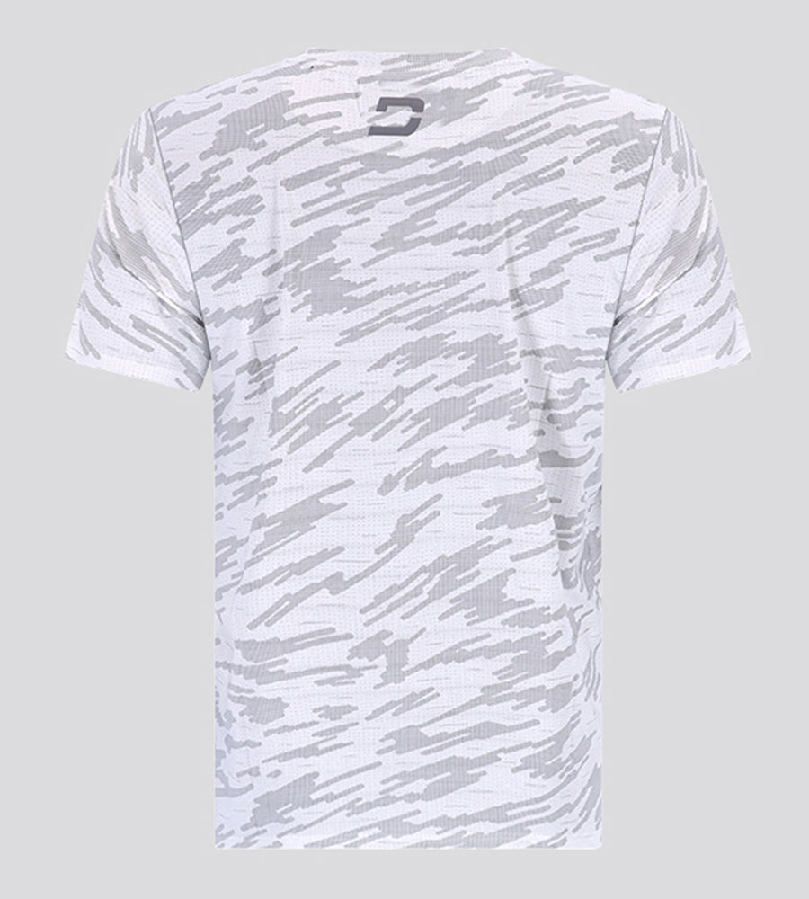 camouflage sports t-shirt - white