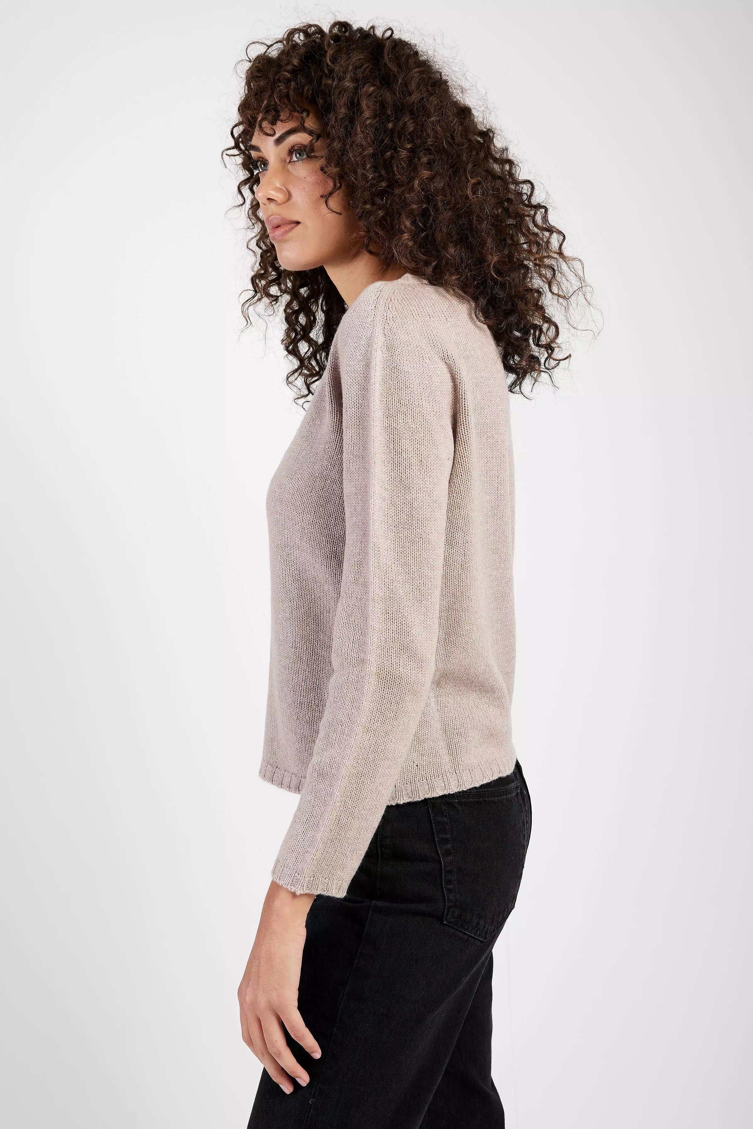 Cashmere V-Neck Sweater - Tortora | Shop Now!