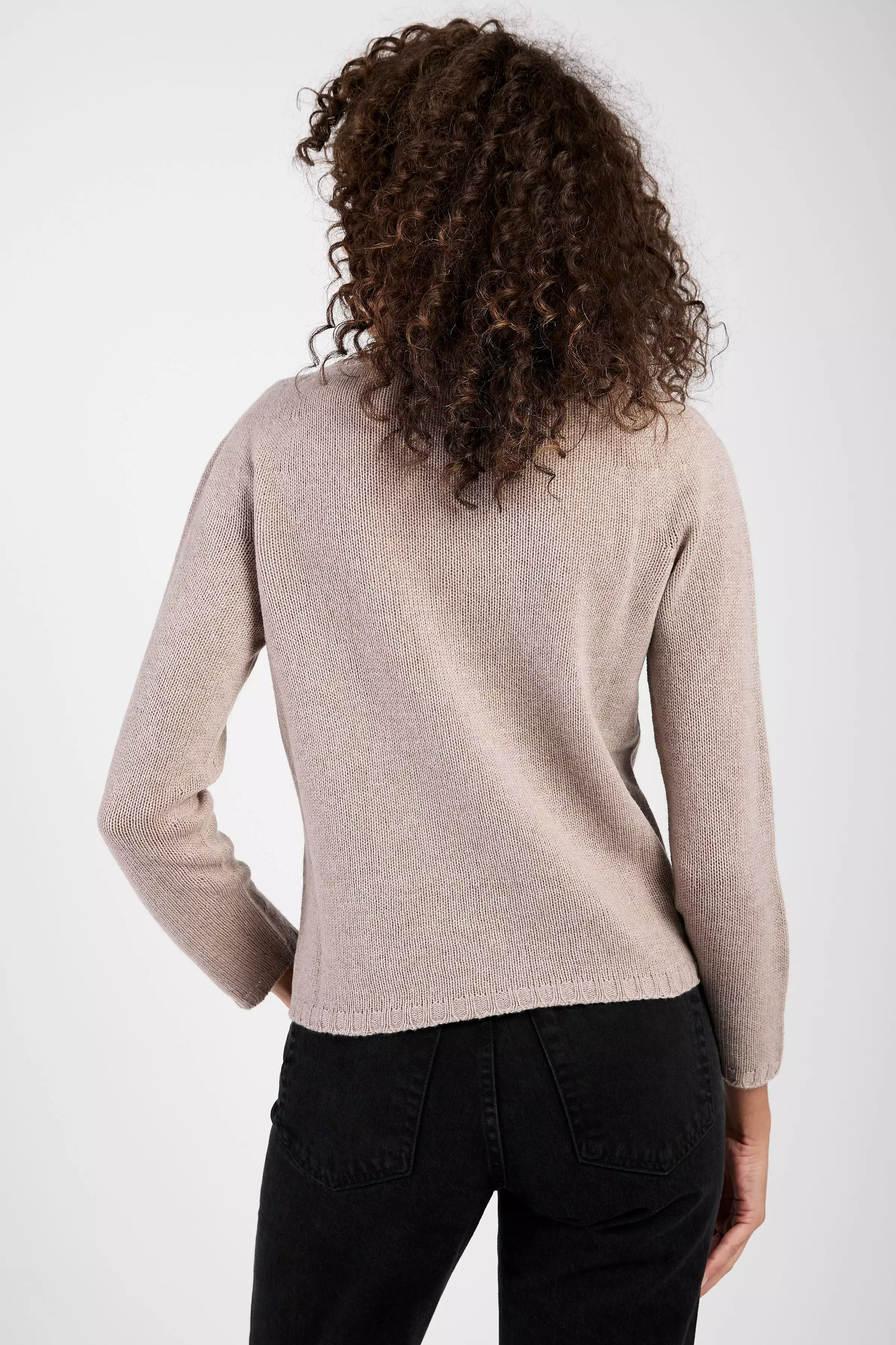 Cashmere V-Neck Sweater - Tortora | Shop Now!