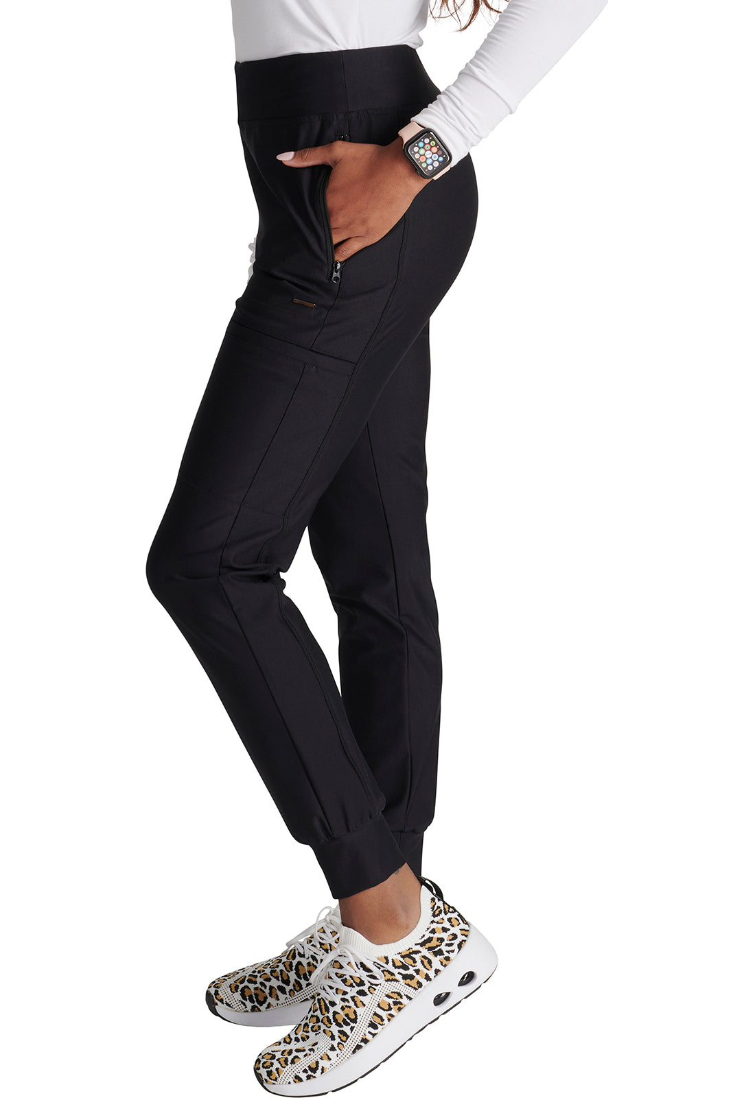 Cherokee Women's Mid-Rise Jogger Scrub Pant - CK092