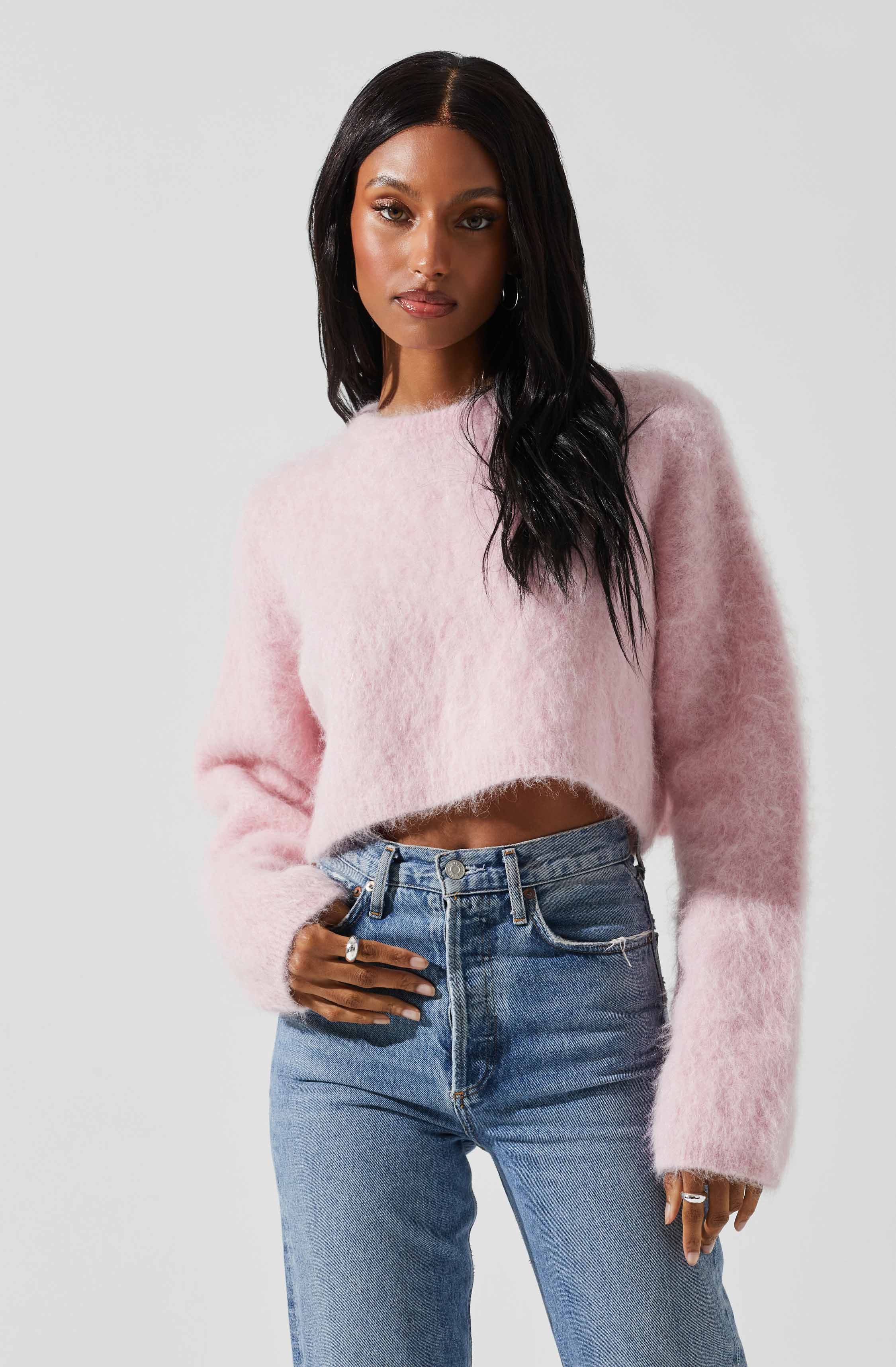 Clarissa Fuzzy Knit Sweater