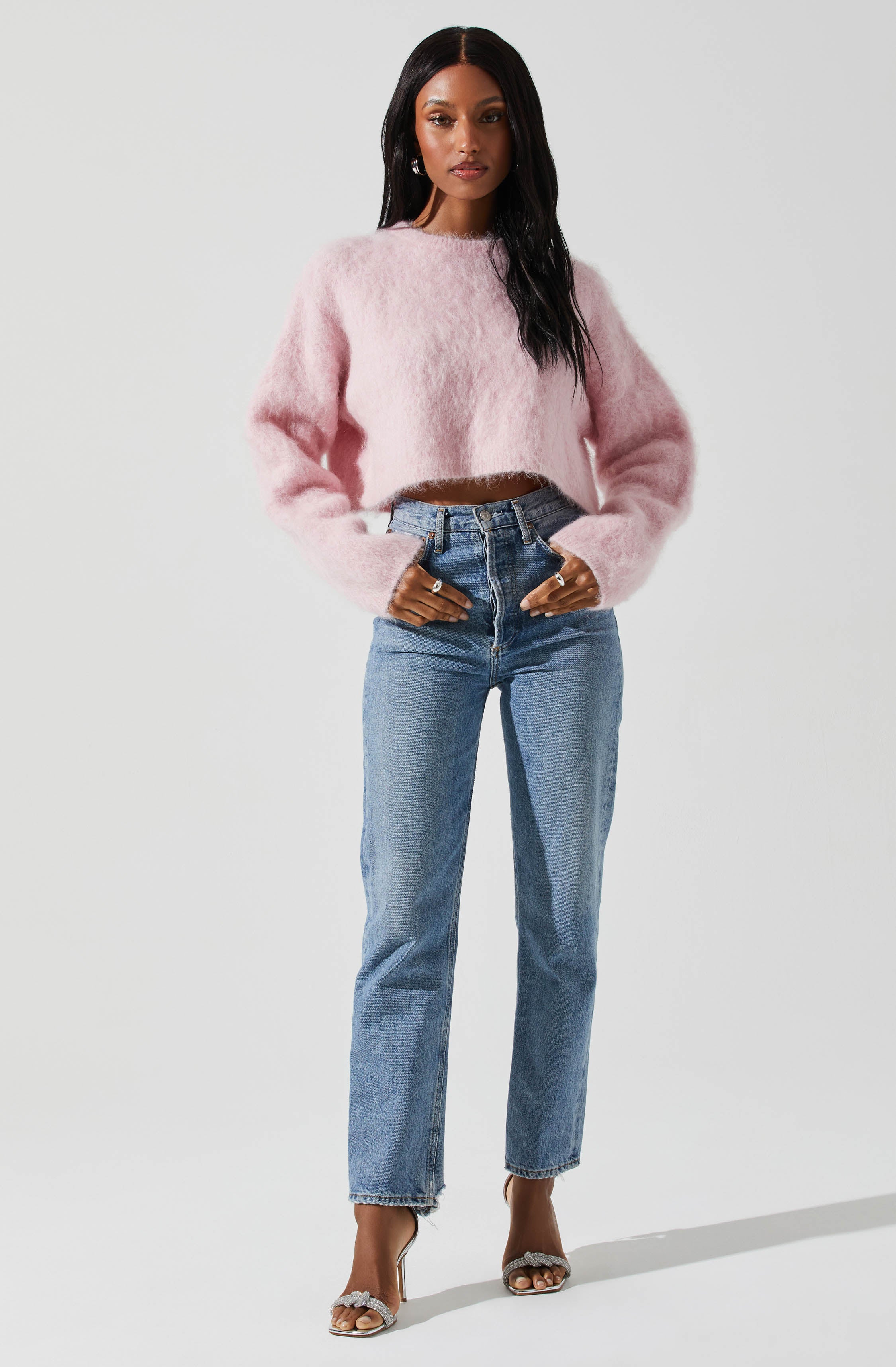 Clarissa Fuzzy Knit Sweater