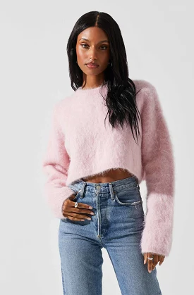 Clarissa Fuzzy Knit Sweater