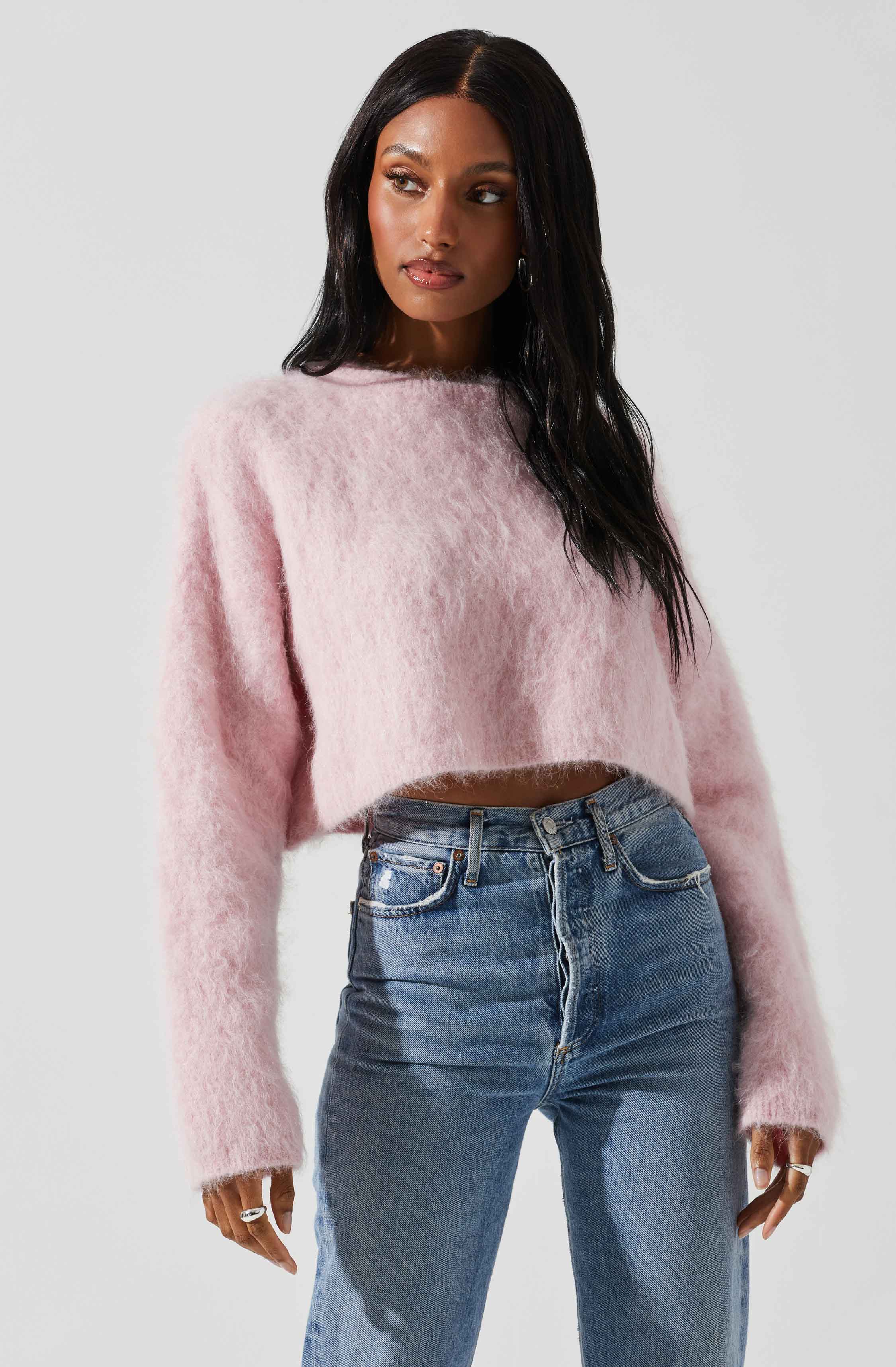 Clarissa Fuzzy Knit Sweater