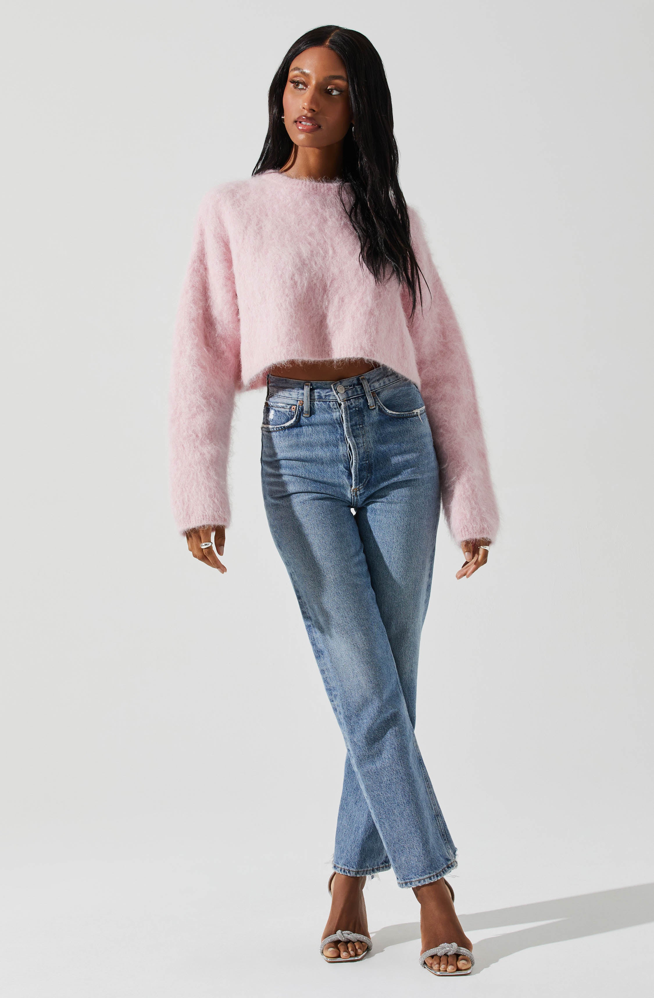 Clarissa Fuzzy Knit Sweater