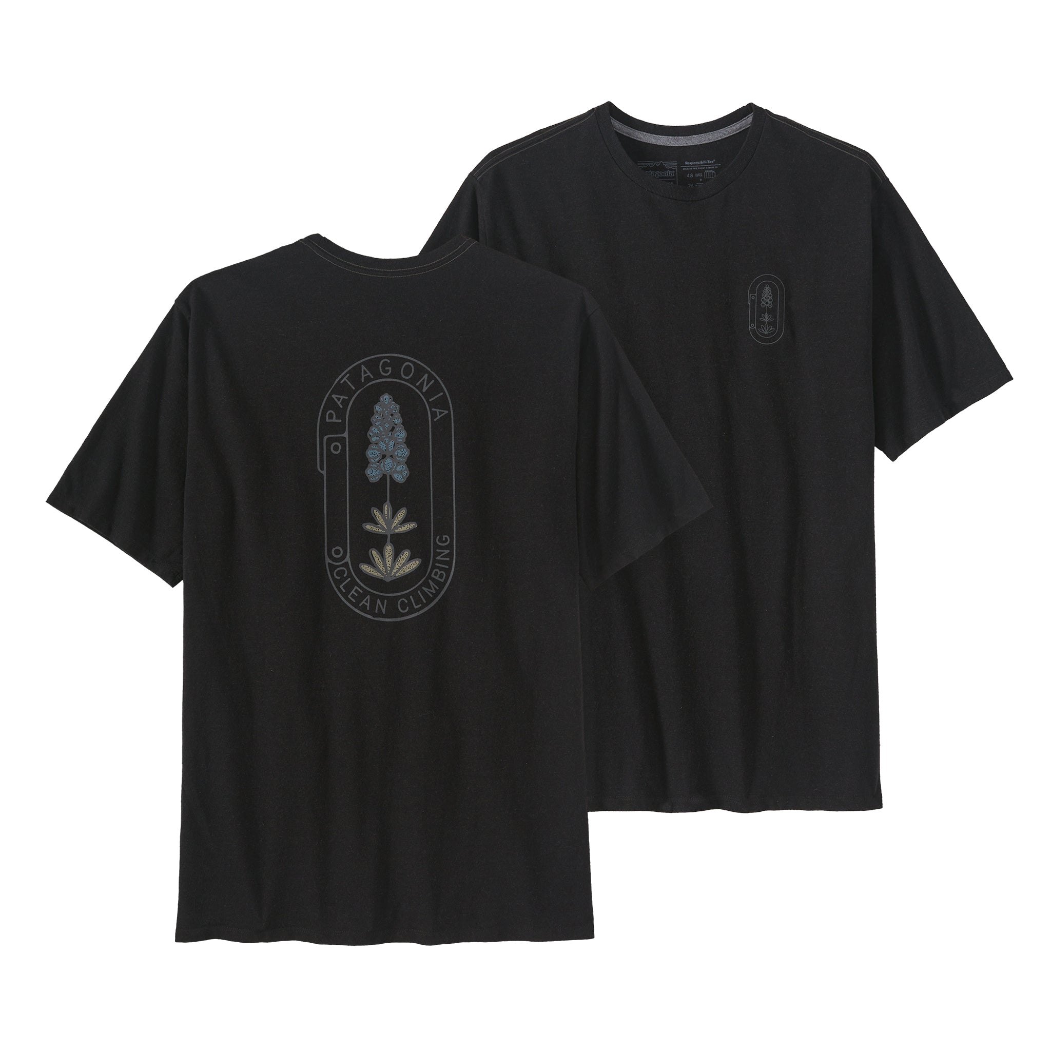 Clean Climb Trade Tee | Responsibili Ink Black | M's | Sustainable | Ethical | Eco-friendly