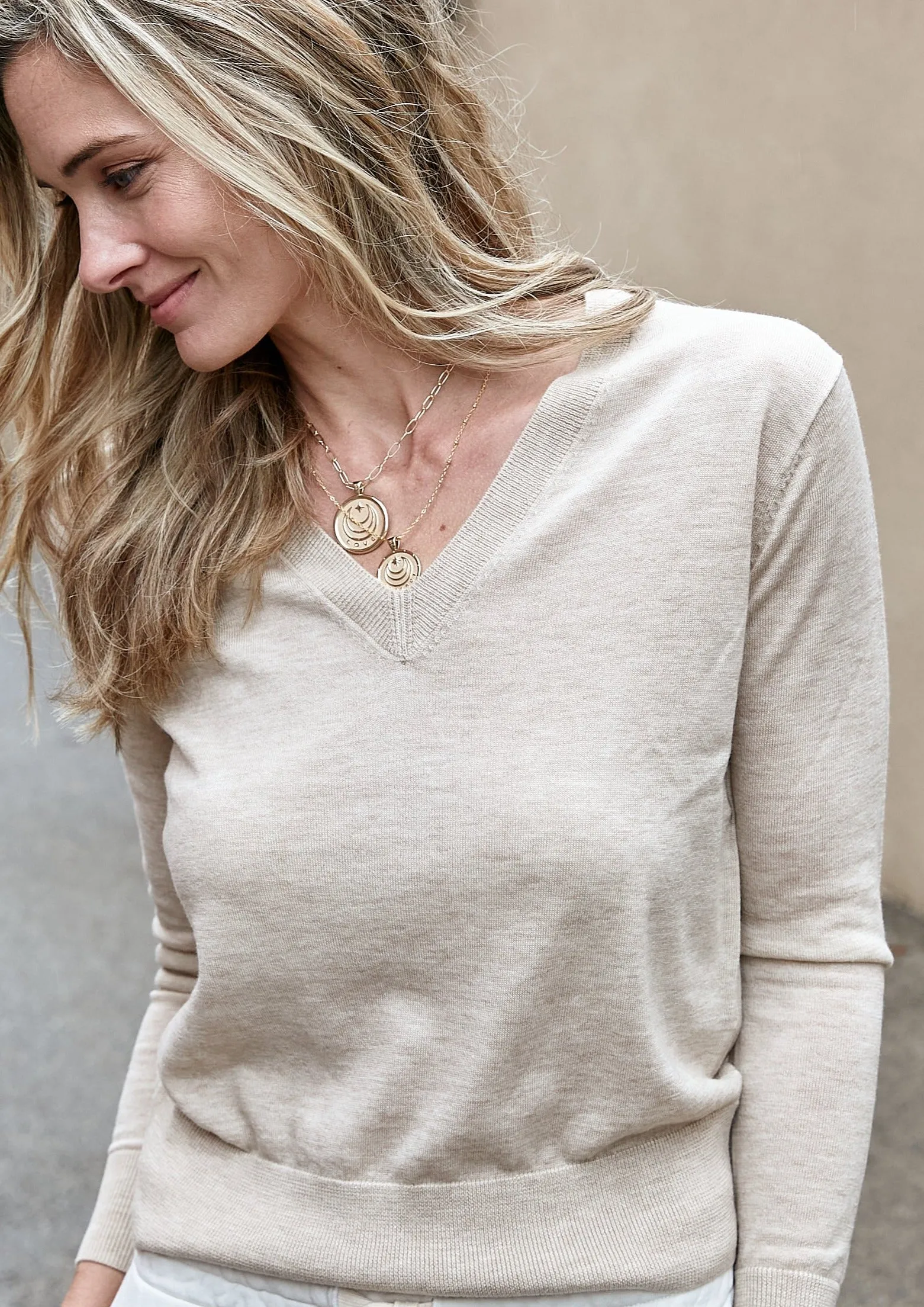 Classic V Neck Sweater