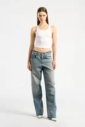 Cotton Citizen Verona Crop Tank - White for sale.