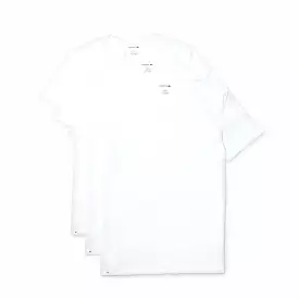 Cotton Crewneck T-Shirt 3-Pack - Men's White