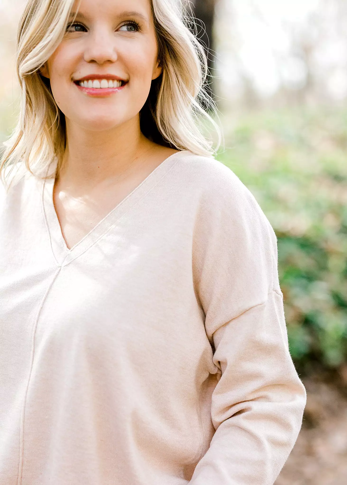 Cream of the Crop V-Neck Sweater