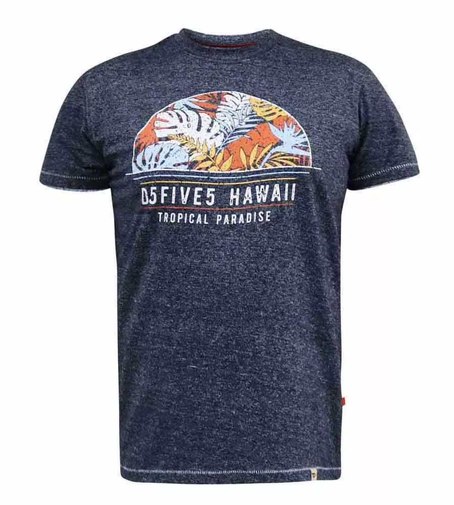 D555 Mens Hawaii Leaf T-Shirt (UPTON)