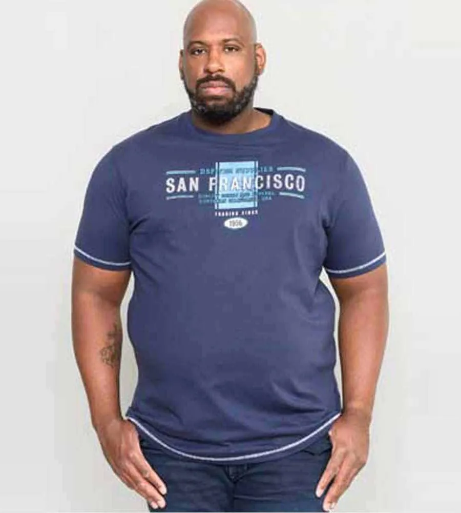 D555 Big Men's San Francisco T-Shirt (Wanstead)