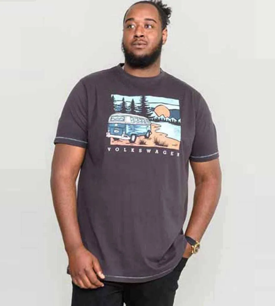 D555 Big Men's VW Campervan T-Shirt (Officially Licensed Finchley Product)