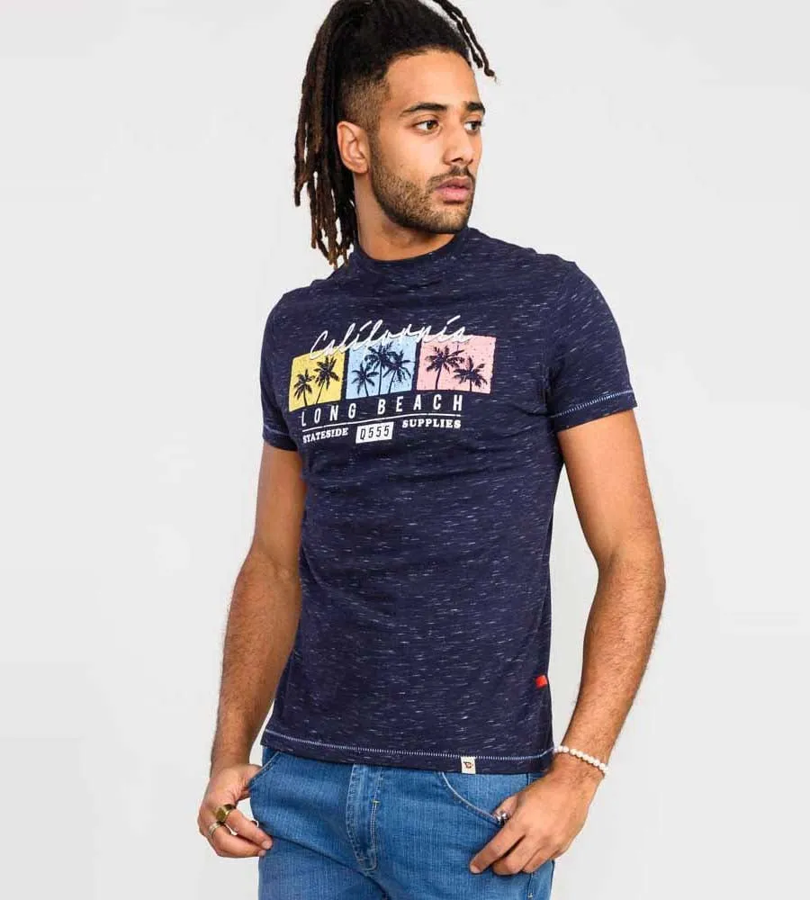 California Long Beach Printed T-Shirt (THORNDON) for Men at D555