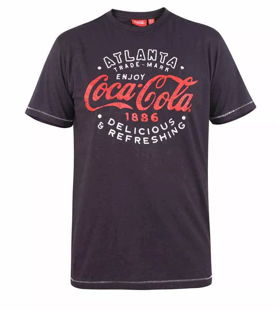 D555 Mens Coca Cola T-Shirt Officially Licensed - LONGHAM