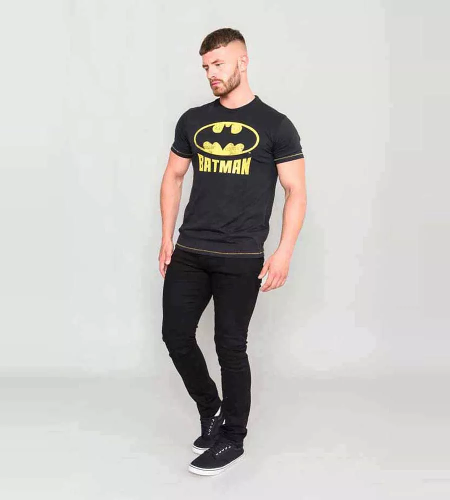 D555 Tall Men's Batman T-Shirt (Officially Licensed Gotham Product)