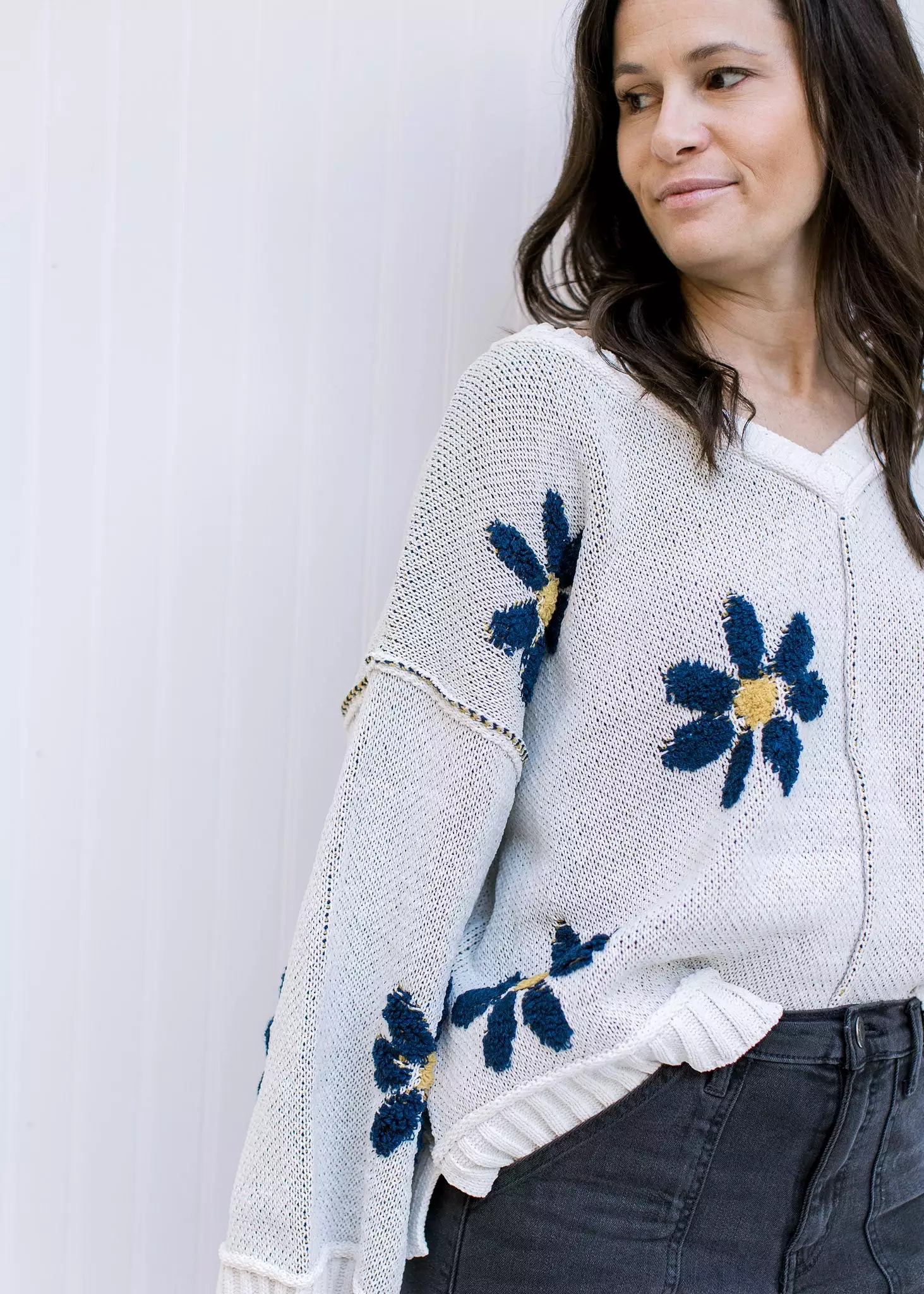 Daisy Ivory Sweater