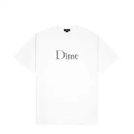 Dime Classic Skull Tee - White