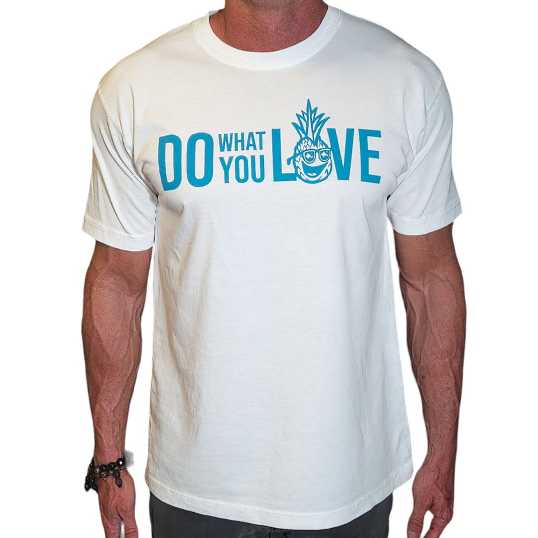 Do What You Love Tee - OGA Unisex Graphic Shirt - Haupia White