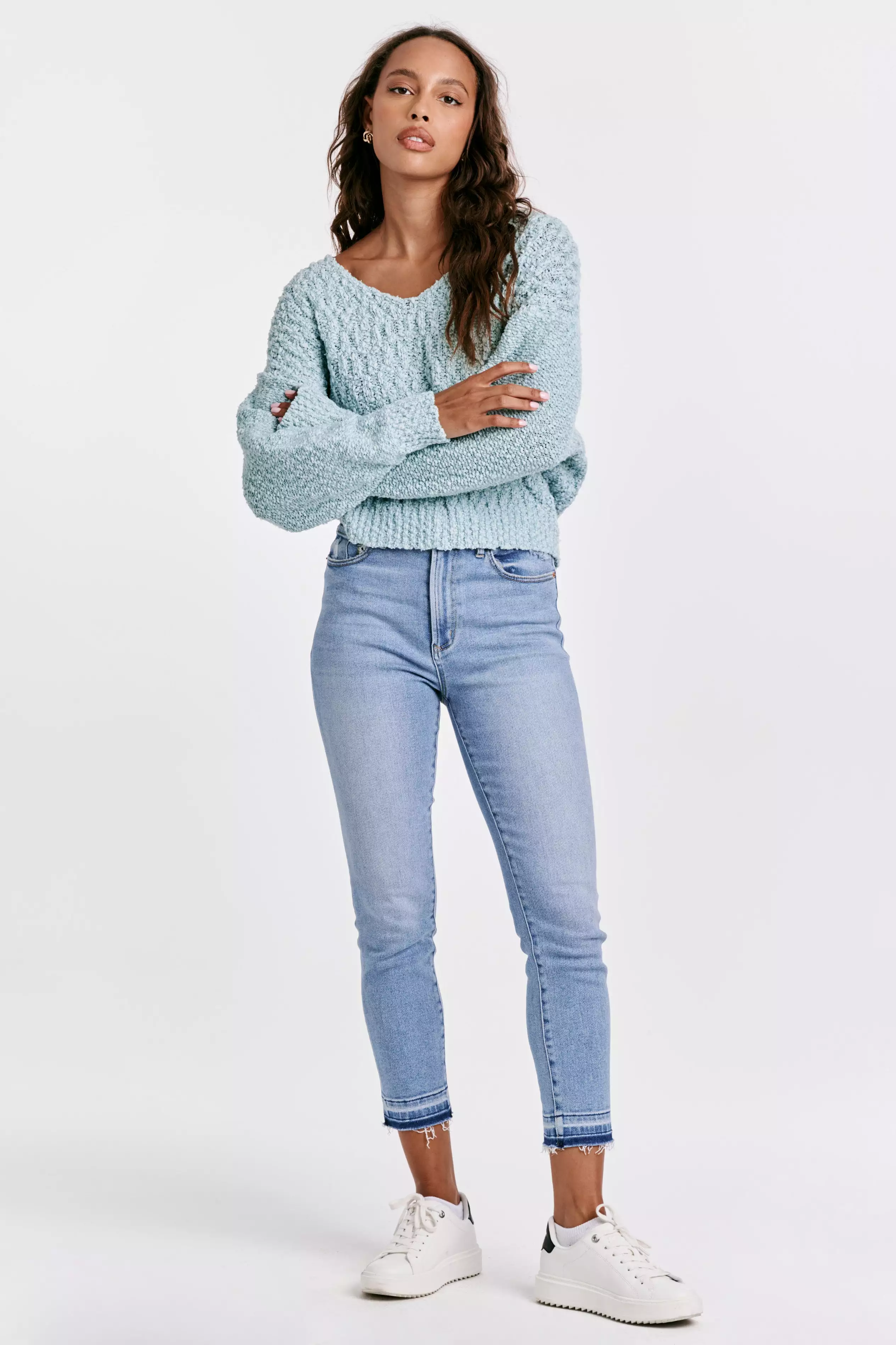 Drop Shoulder Sweater by Lexi