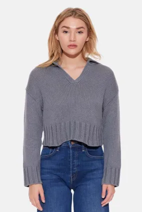 Leia Eco-Friendly Stone-Colored Sweater