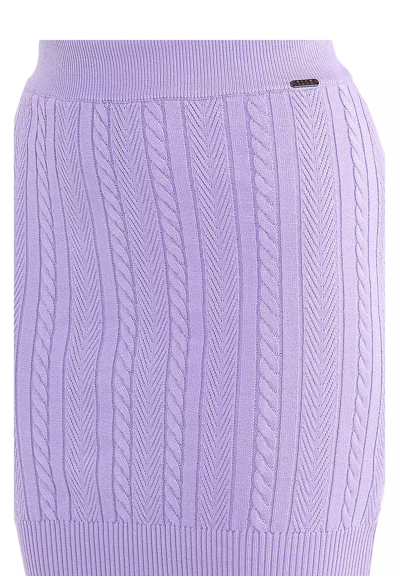 ELLE Rib-Knit Mini Skirt