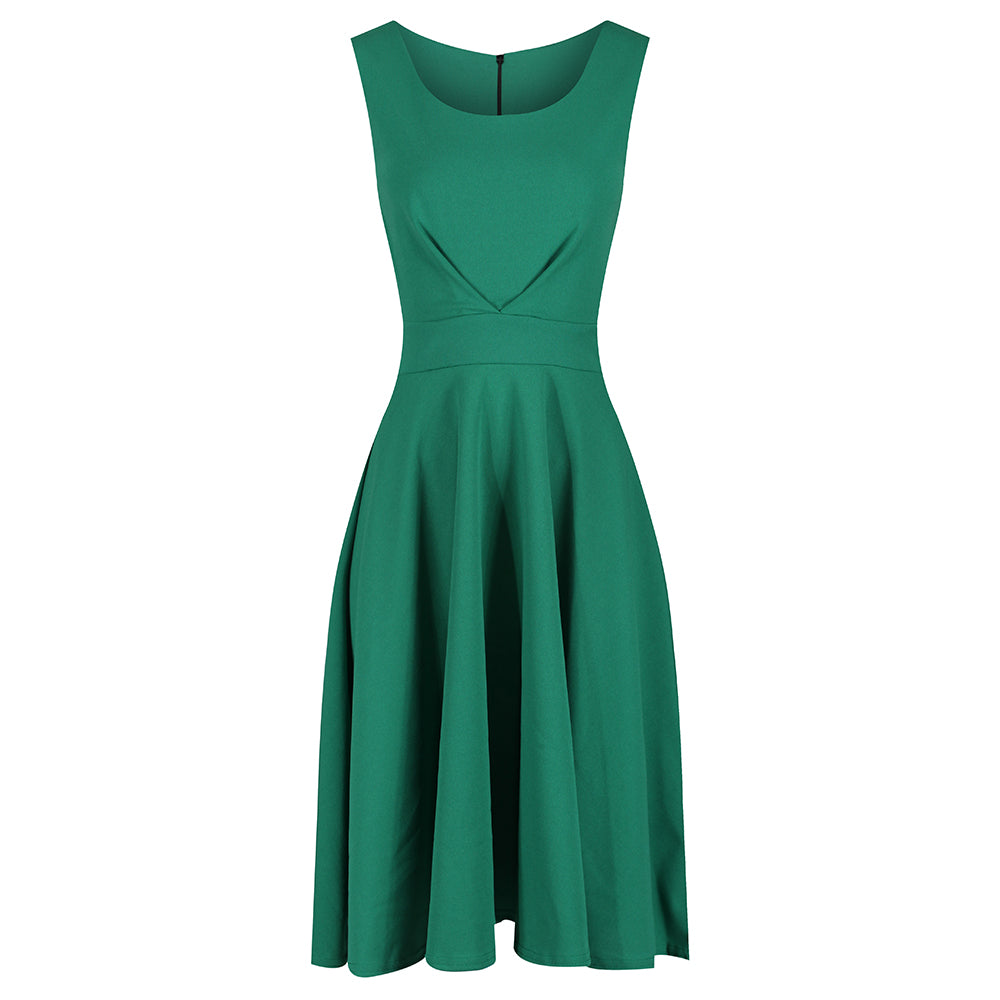 Emerald Green Swing Dress