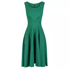 Emerald Green Swing Dress