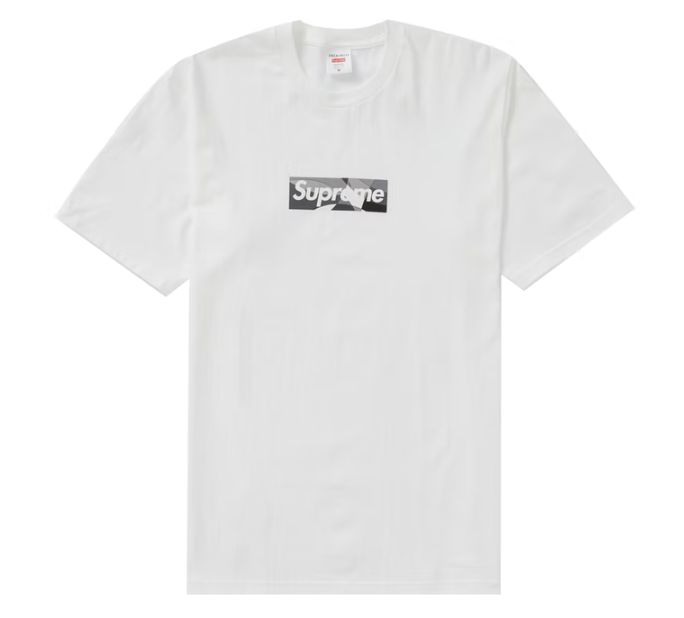 Emilio Pucci Box Logo Tee White/Black | Supreme