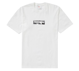 Emilio Pucci Box Logo Tee White/Black | Supreme