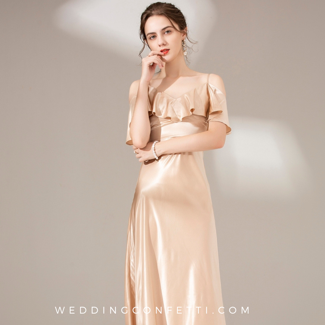 Finnley Gold Off Shoulder Dress | 3 Colour Options