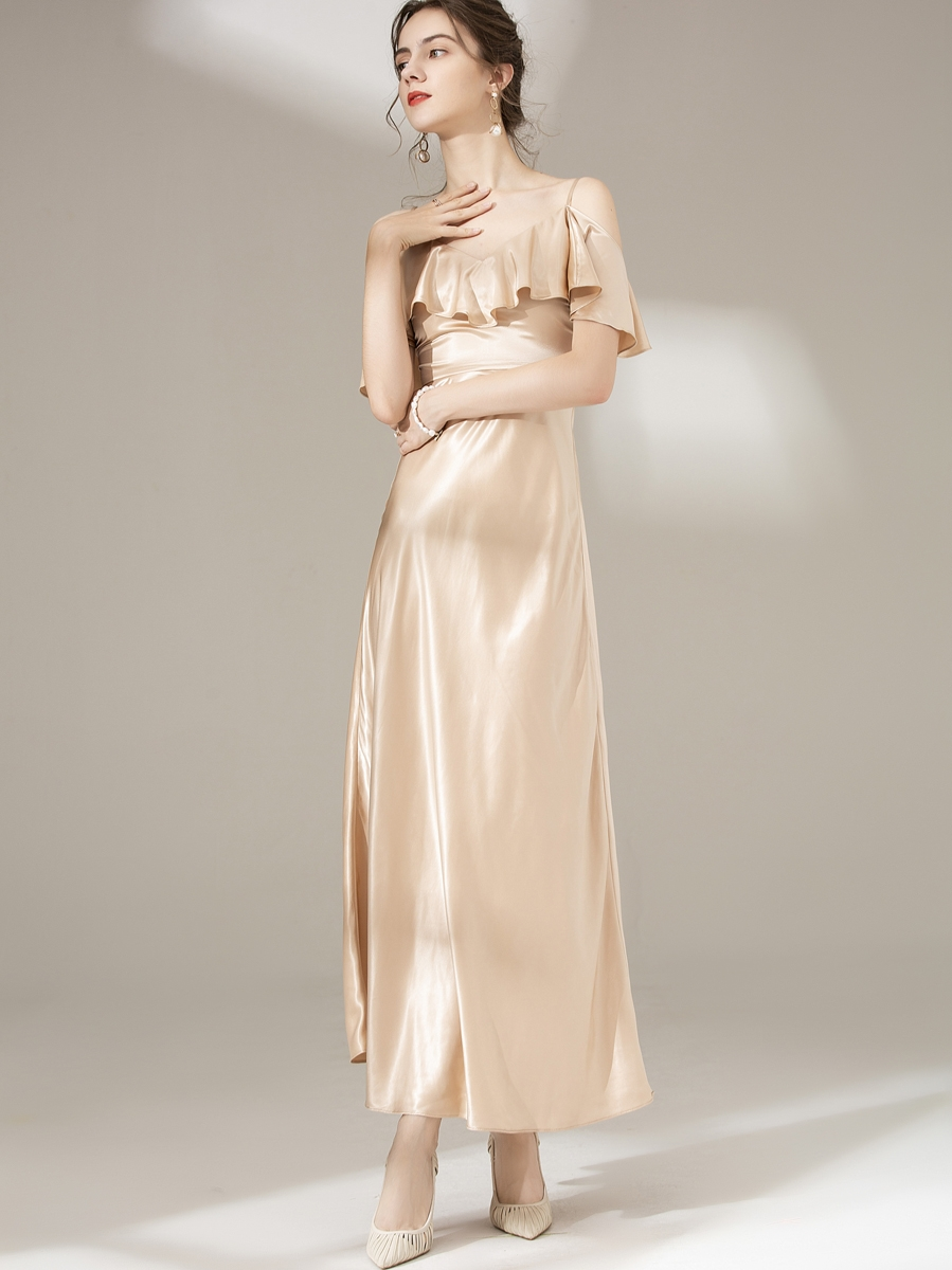 Finnley Gold Off Shoulder Dress | 3 Colour Options