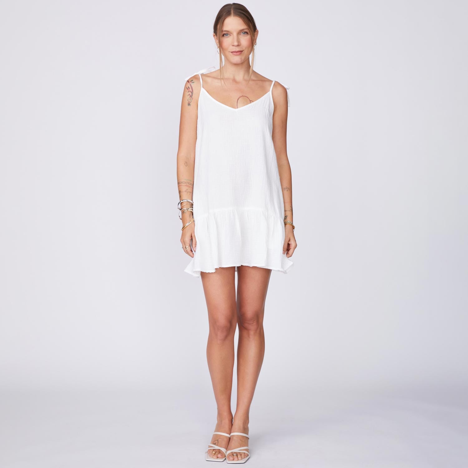 Gauze Sleeveless Dress for Women - Easy and Comfortable