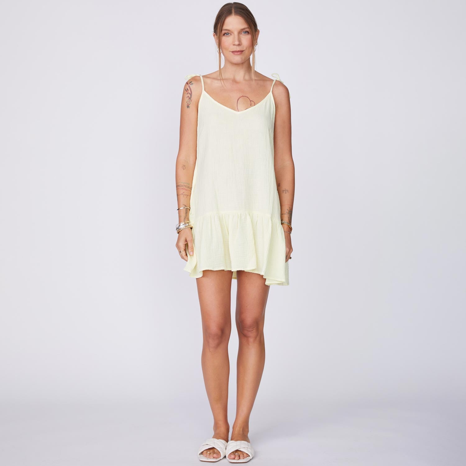 Gauze Sleeveless Dress