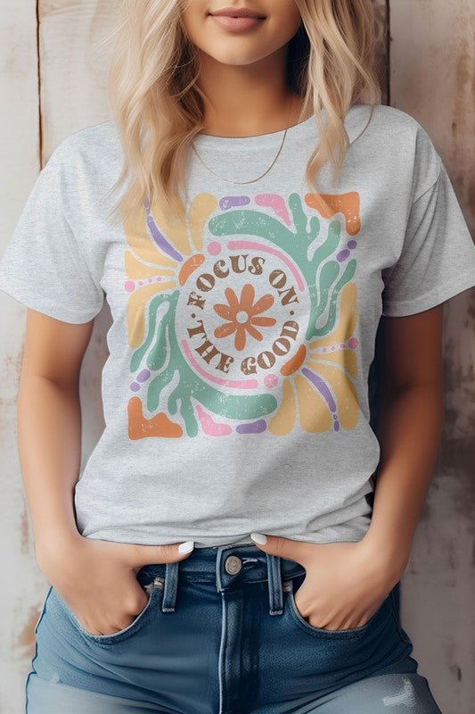 Graphic Tee Focus On The Good Boho