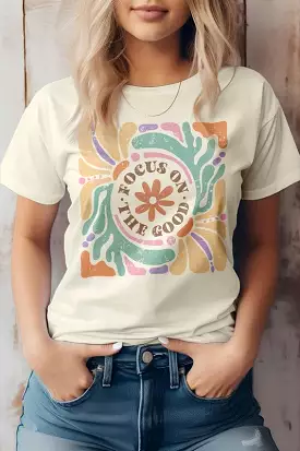 Graphic Tee Focus On The Good Boho