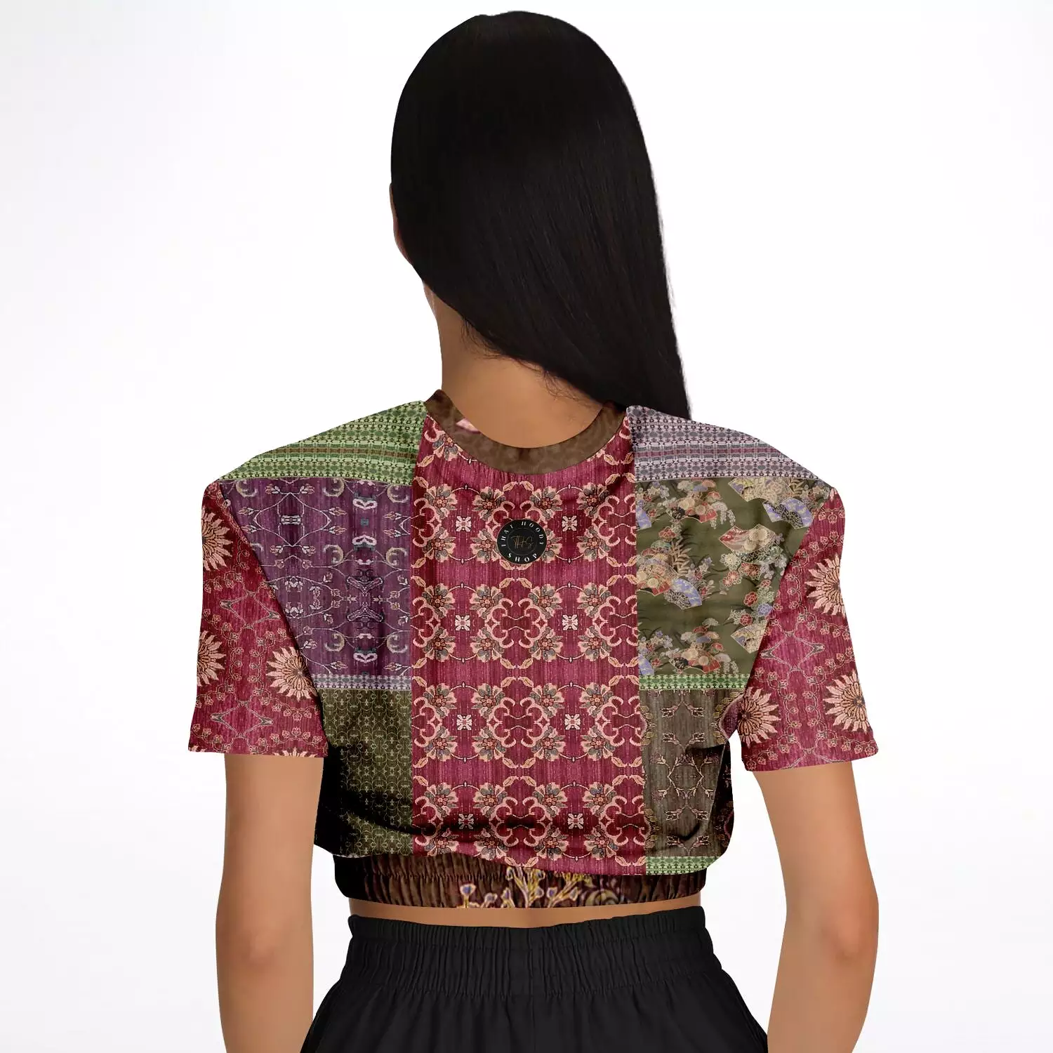 Gypsy Haight Cropped Sweater - Short Sleeve - Eco-Polyester