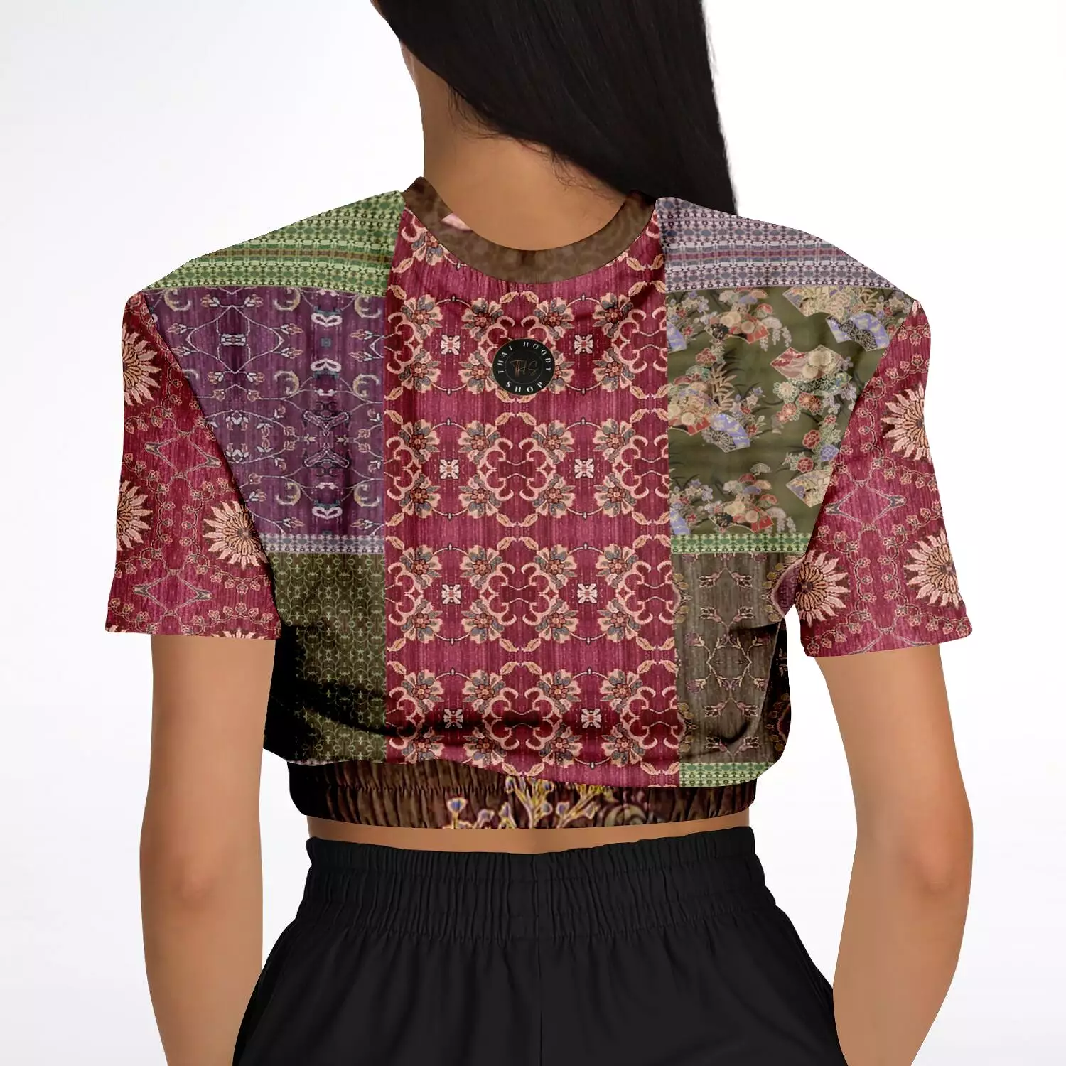 Gypsy Haight Cropped Sweater - Short Sleeve - Eco-Polyester