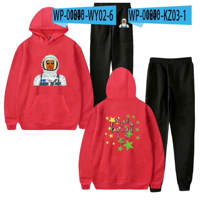 Harajuku Streetwear Hoodie and Jogger Pant Set