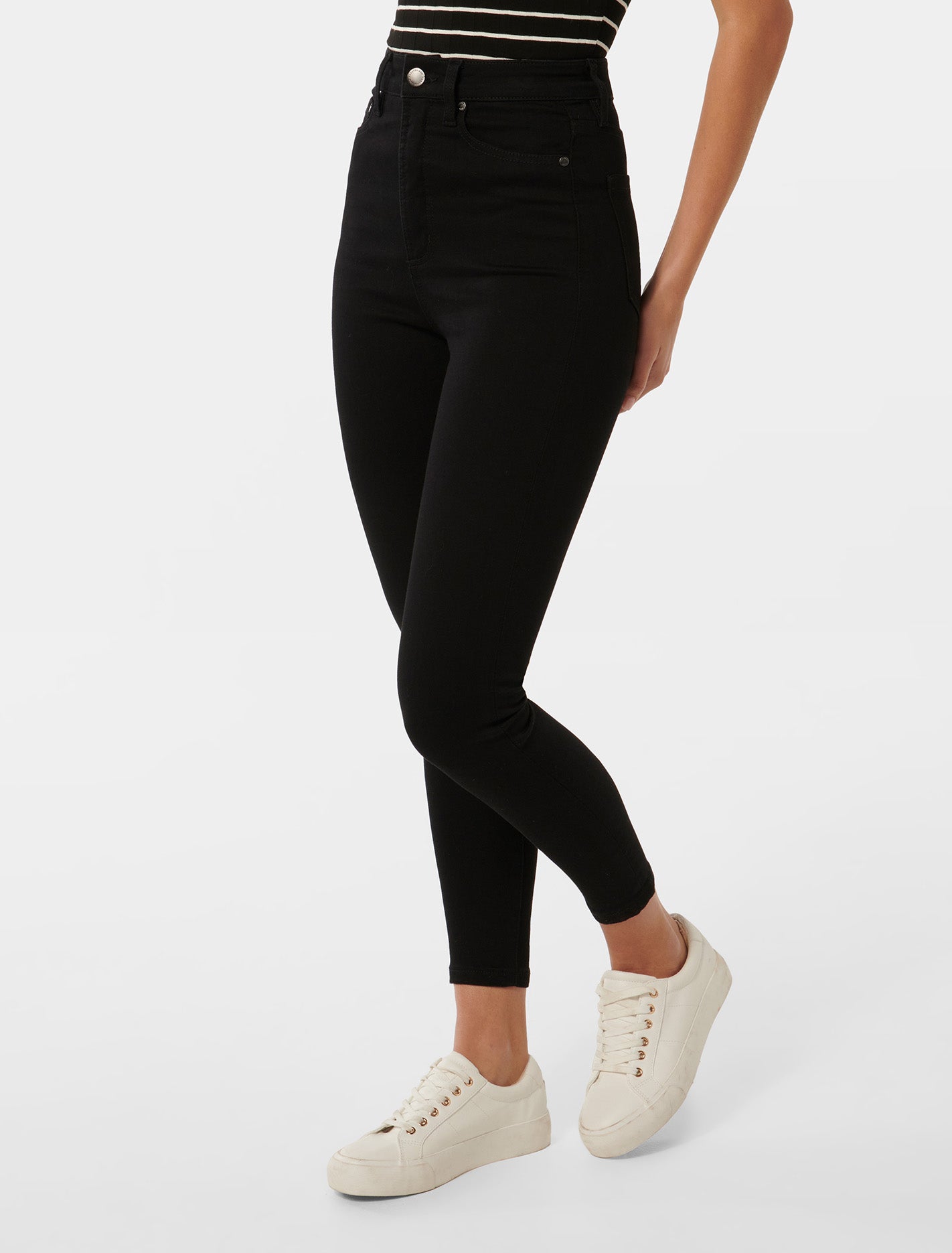 High-Rise Ankle Skinny Jeans - Mila