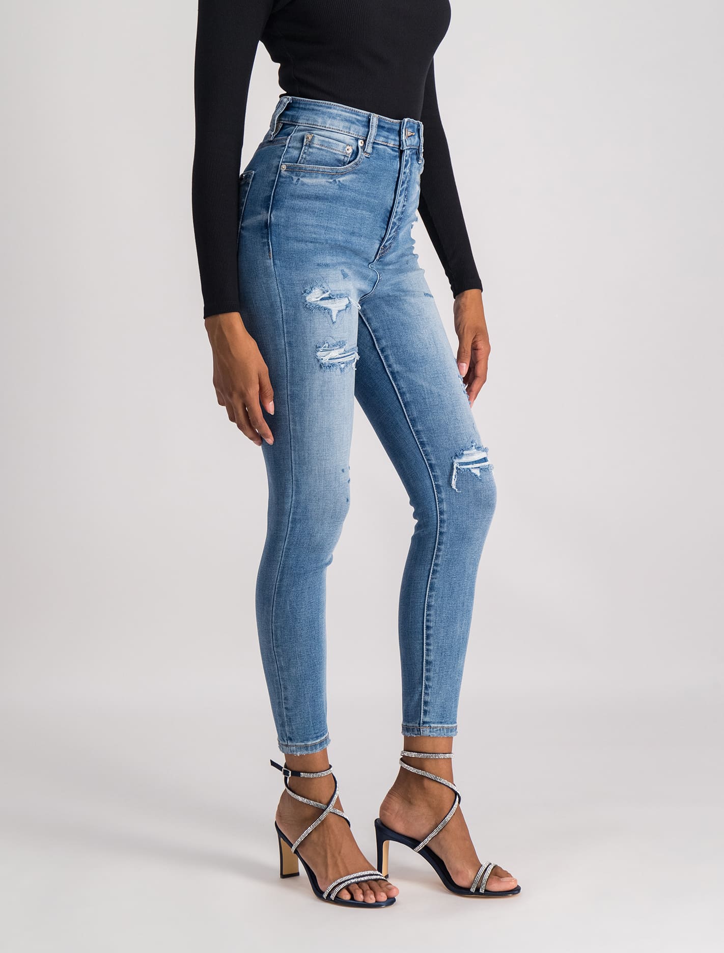 High-Rise Skinny Jeans - Mila