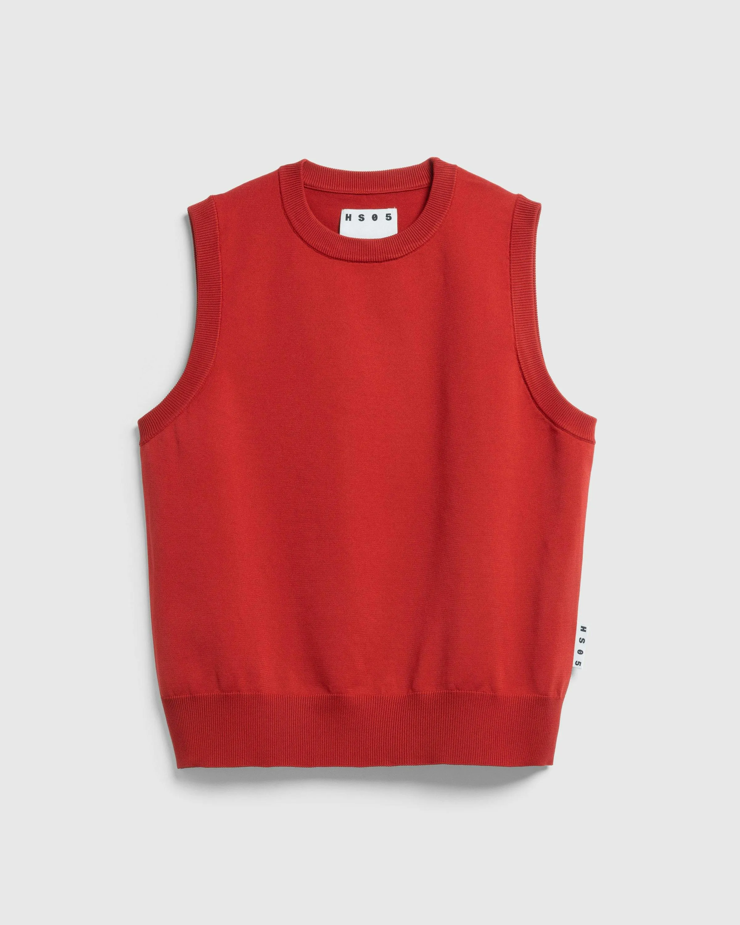 HS05 Poly Knit Sweater Vest Ruby Red | Highsnobiety Shop