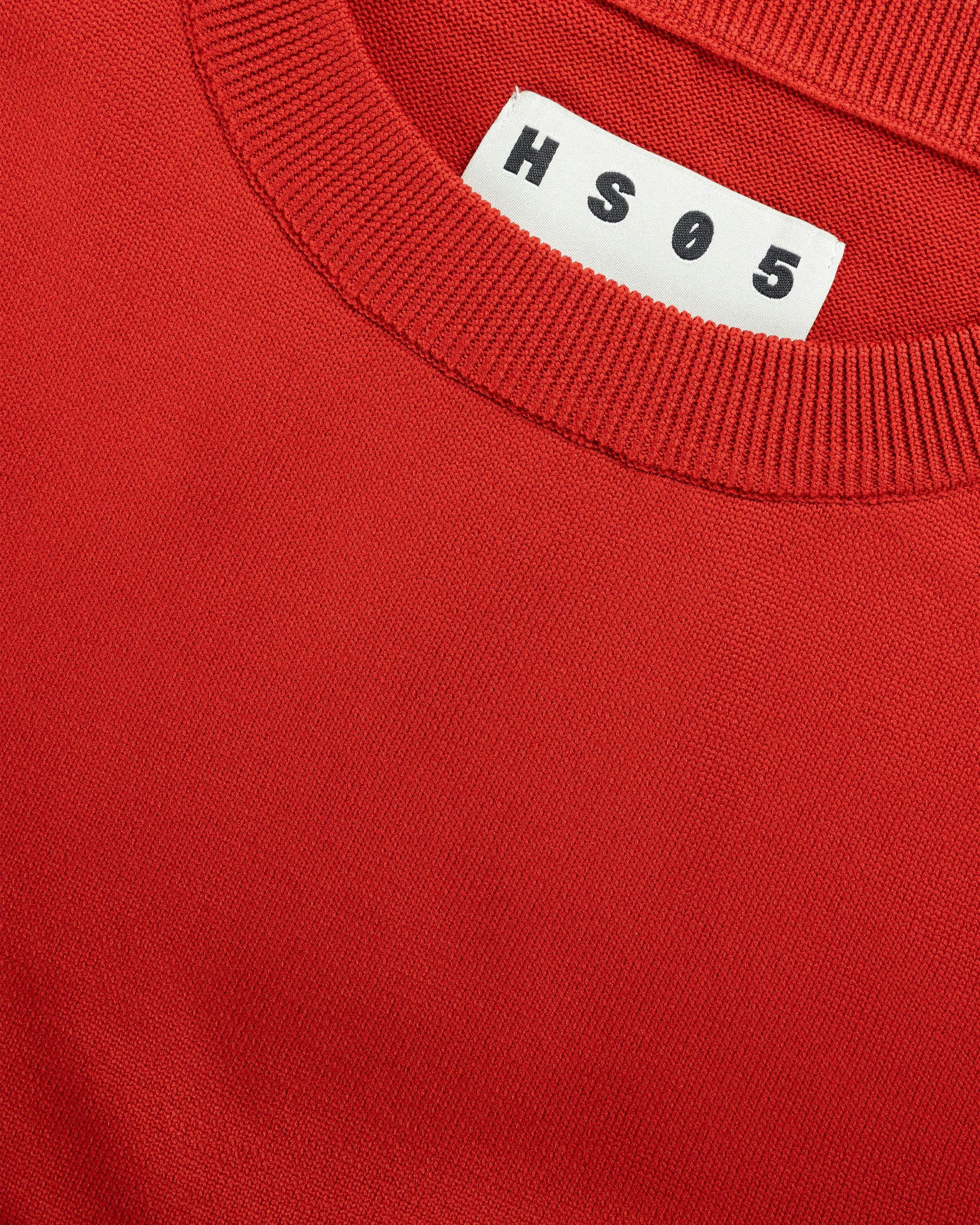 HS05 Poly Knit Sweater Vest Ruby Red | Highsnobiety Shop